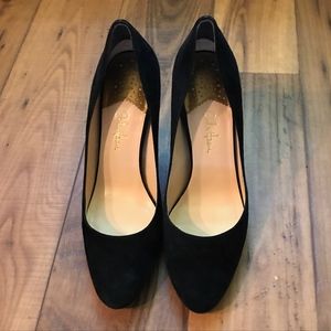 Cole Haan Black suede pump w Nike Air bed sz. 8